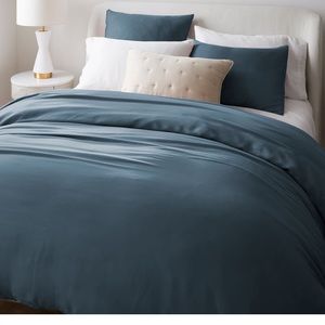 West Elm Queen Tencel Duvet Cover